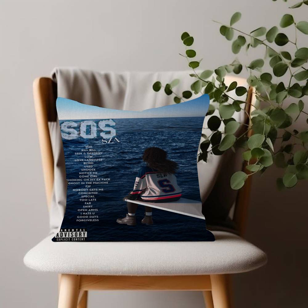 Pop Singer Sza Pillow Cushion Cover Pillowcase Living Room Sofa Home Decor Customized