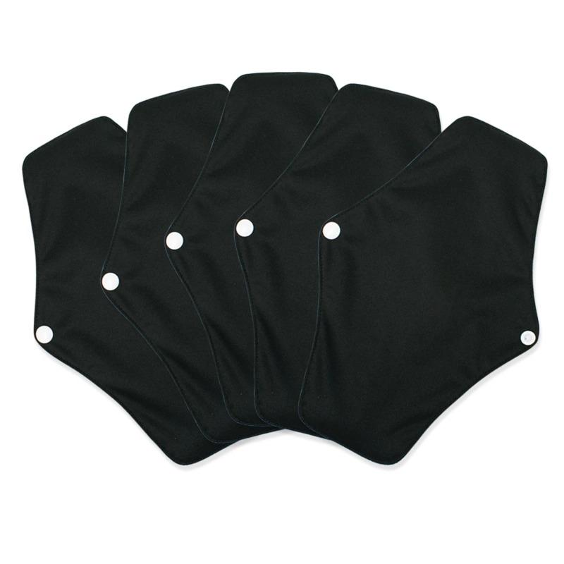 5pcs Reusable Menstrual Pads for Monthly Gaskets Women's Panties Washable Sanitary Napkin Hygiene Daily Towels Personal Health