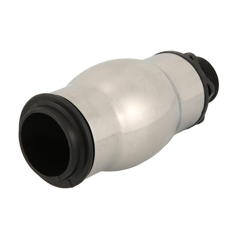 AAAF Stainless Steel Foamy Fountain Nozzle Water Sport Pond Spray Head Sprinkler DN25 серебряный