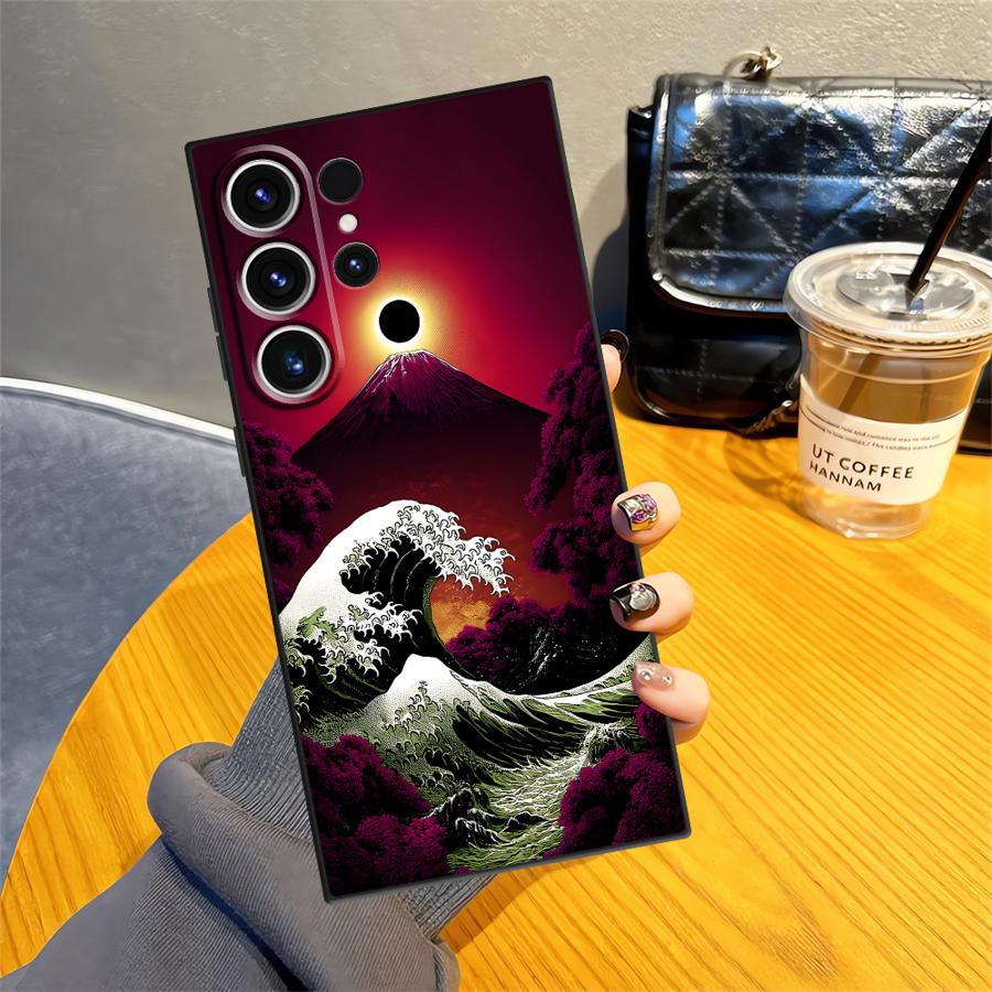 Sunset Scenery Funda Phone Cover Case for Samsung Galaxy S26 Ultra S25 Plus S24 S23 Note 20 8 9 10 S20 Ultra S21 FE S10 S9