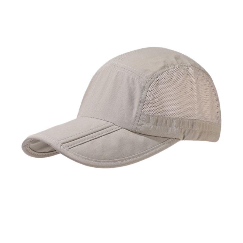 Outdoor Sun Hat Quick-Drying Net Cap Men Breathable Baseball Cap