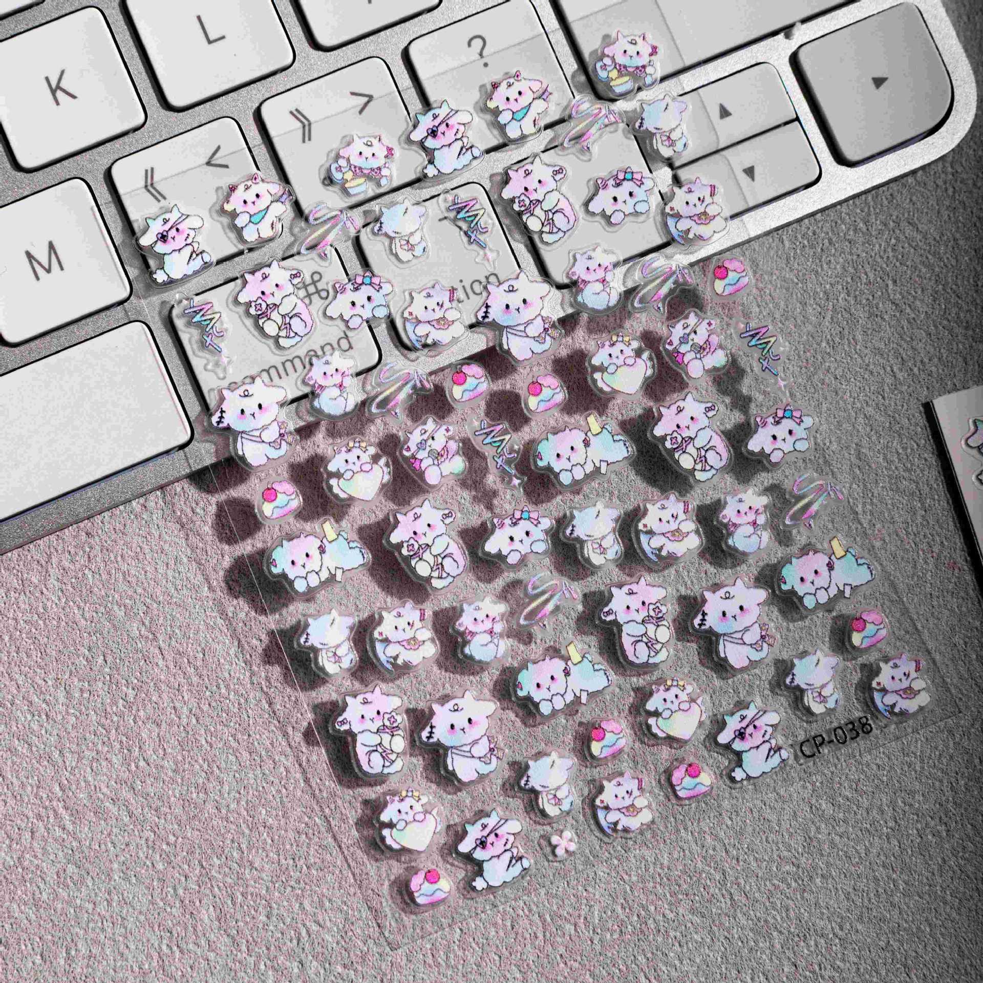 

Декоративні наклейки Cyansea «Миле овечка» для DIY чохла планшета, телефону, ноутбука, щоденника CP-038