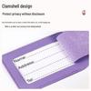PU Leather Flip-style Luggage Tag - Anti-lost Suitcase Identification