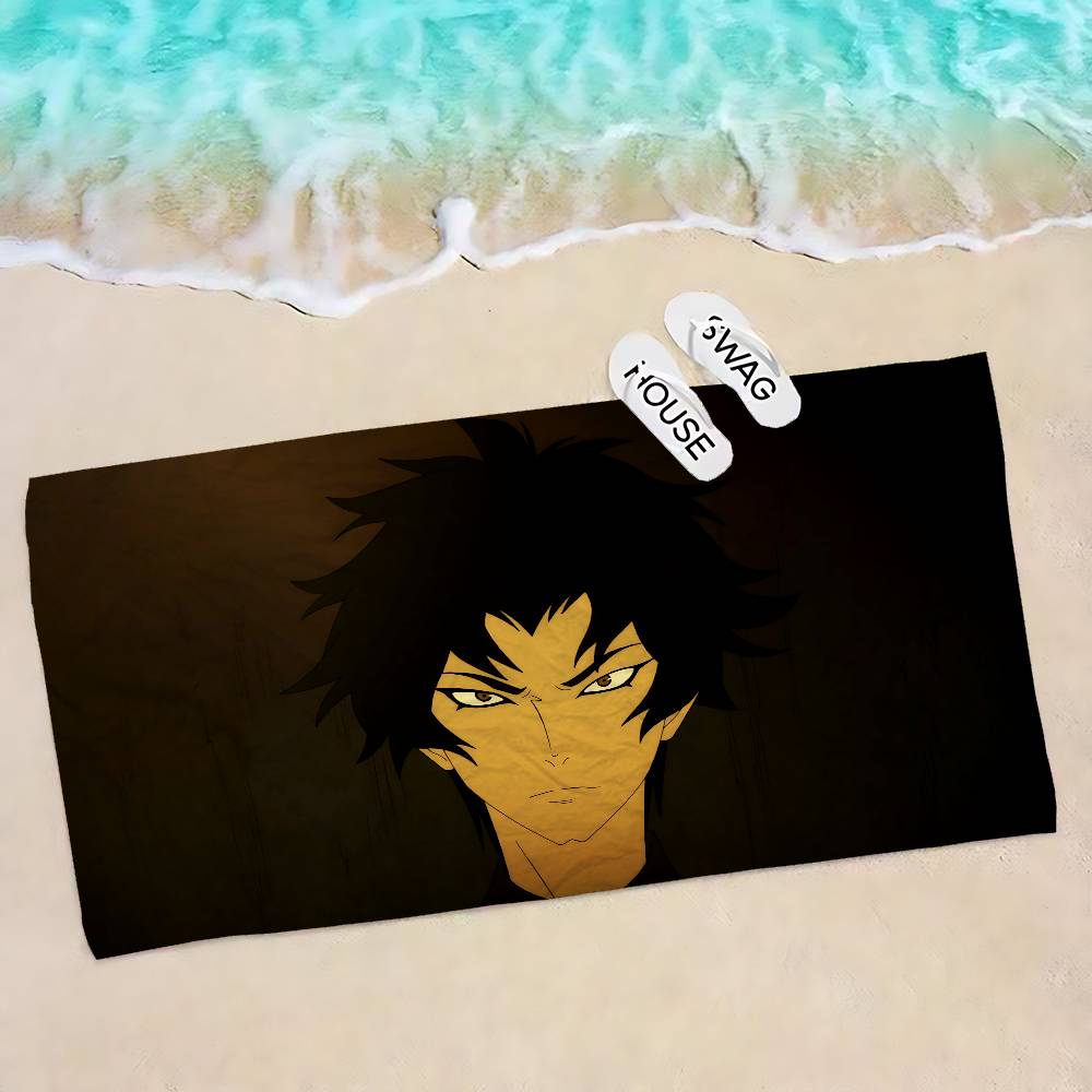 Devilman Crybaby Anime Bath Towel Microfiber Soft Water Absorbing Breathable For Girl Kids Decorative Cartoon Beach Towel