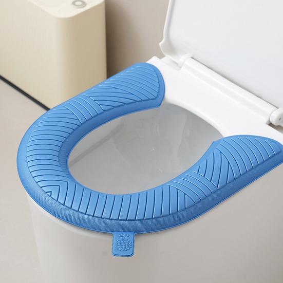 Toilet Seat Soft Thick Cover Non-Slip Waterproof Hygienic Child Safe Toilet Seat Home Bathroom Travel Comfortable Toilet Seat Pad