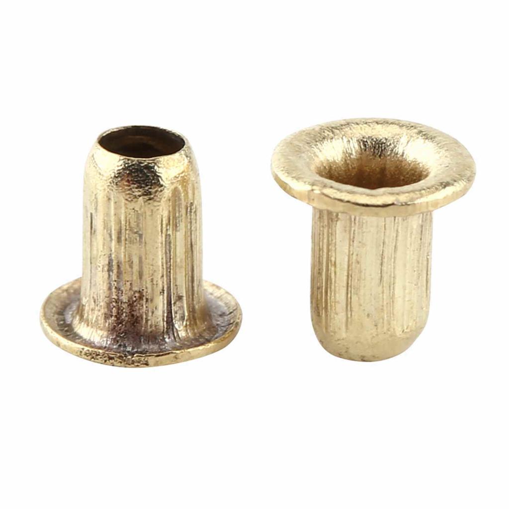 Bee Frame Eyelet Kit Copper Plated with End Threading Hole for Beehive Wooden Frame Beekeeping Tool 200g