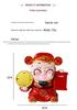 2025 God of Wealth Resin Buddha Statue: Cashier Desk Ornament for Attracting Prosperity