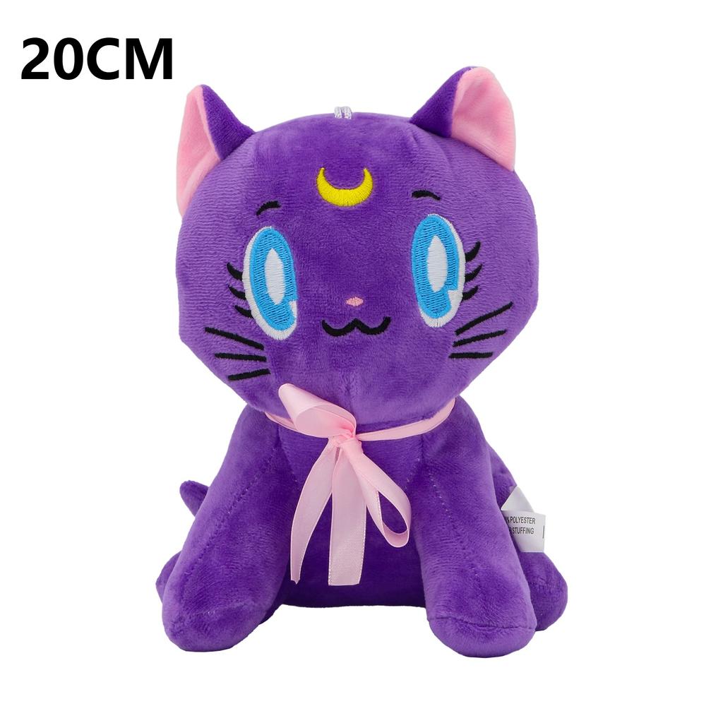 20/25Cm Kawaii Anime Sailor Moon Series Plush Toy Cartoon Creativity Cute Pp Cotton Filling Stuffed Toy Merchandise Fans Gift