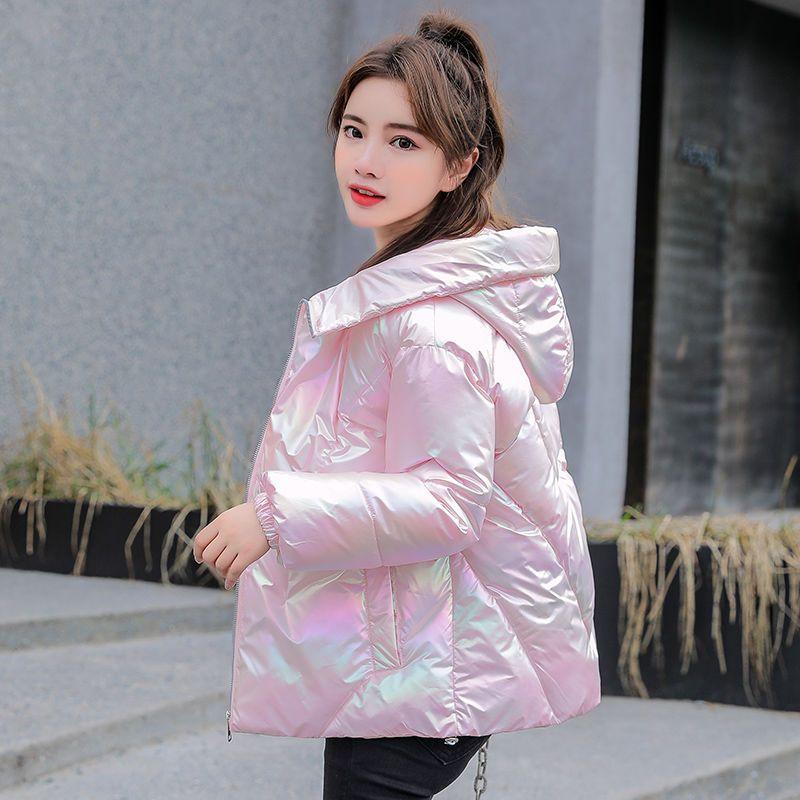 WTEMPO Thickened Women's Spring Autumn Winter Pockets Cotton Jackets Streetwear Workwear Large Size Cotton Padded Warm Hooded Coats