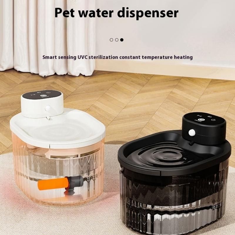 Cats Water Fountains Dogs Water Dispenser Big Capacity Super Mute Automatic Low Noise Waterer