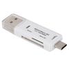 New Multifunctional 3 In 1 TypE C   USB Card Rder High Speed   (Black)