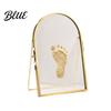 Paw Print Craft Sand Newborn Pet Frame Keepsake Kit Baby DIY Sea Hand Footprint Kit Handprint Metal Pressed Picture