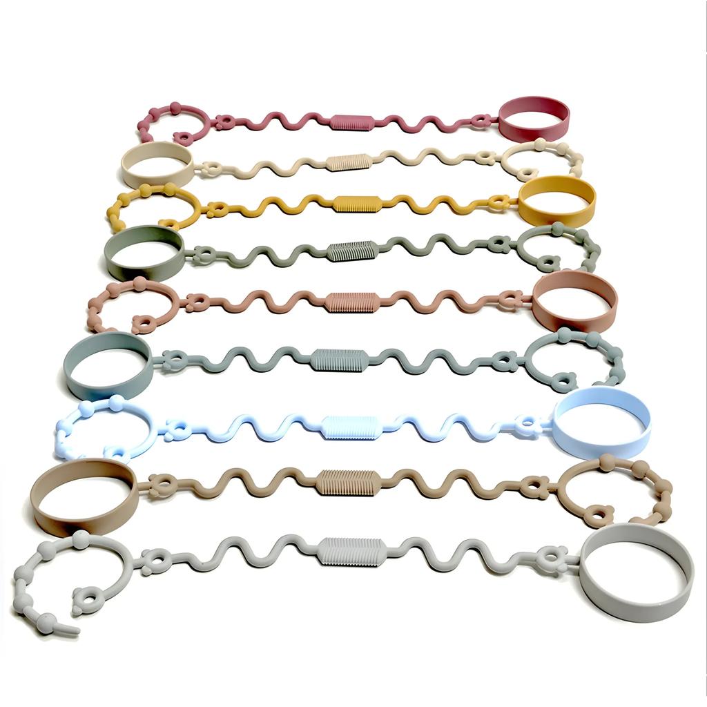 Baby special anti-loss chain food-grade children pacifier anti-drop chain teether toys water cup strap anti-loss rope