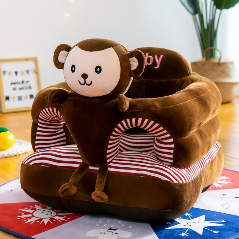 Plush Cartoon Baby Training Seat: Children's Safety Backrest Sofa
