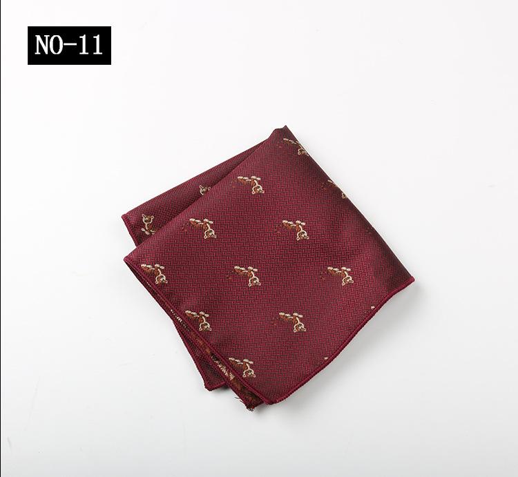 Herren-Taschentuch, Hochzeits-Hochzeits-Bräutigam-Bankett-Zeremonie-Geschäfts-Brusttuch, Kleines quadratisches Tuch, Taschentuch, Hochwertige Polyesterseide