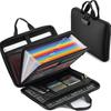 Waterproof And Fireproof Document Storage Bag, Certificate Passport Card Accordion Bag, Multifunctional Password Lock File Pouch