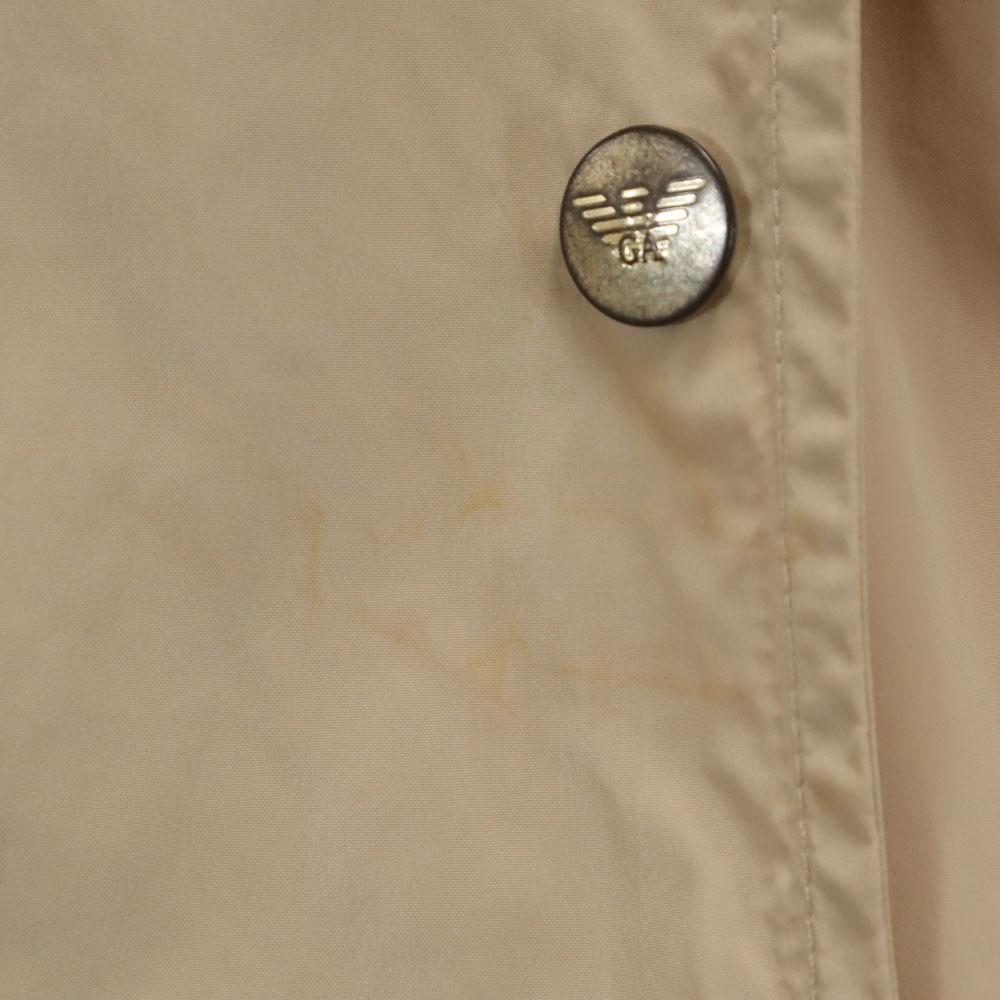 Armani Jeans Trench Coat 44 Beige Women Used