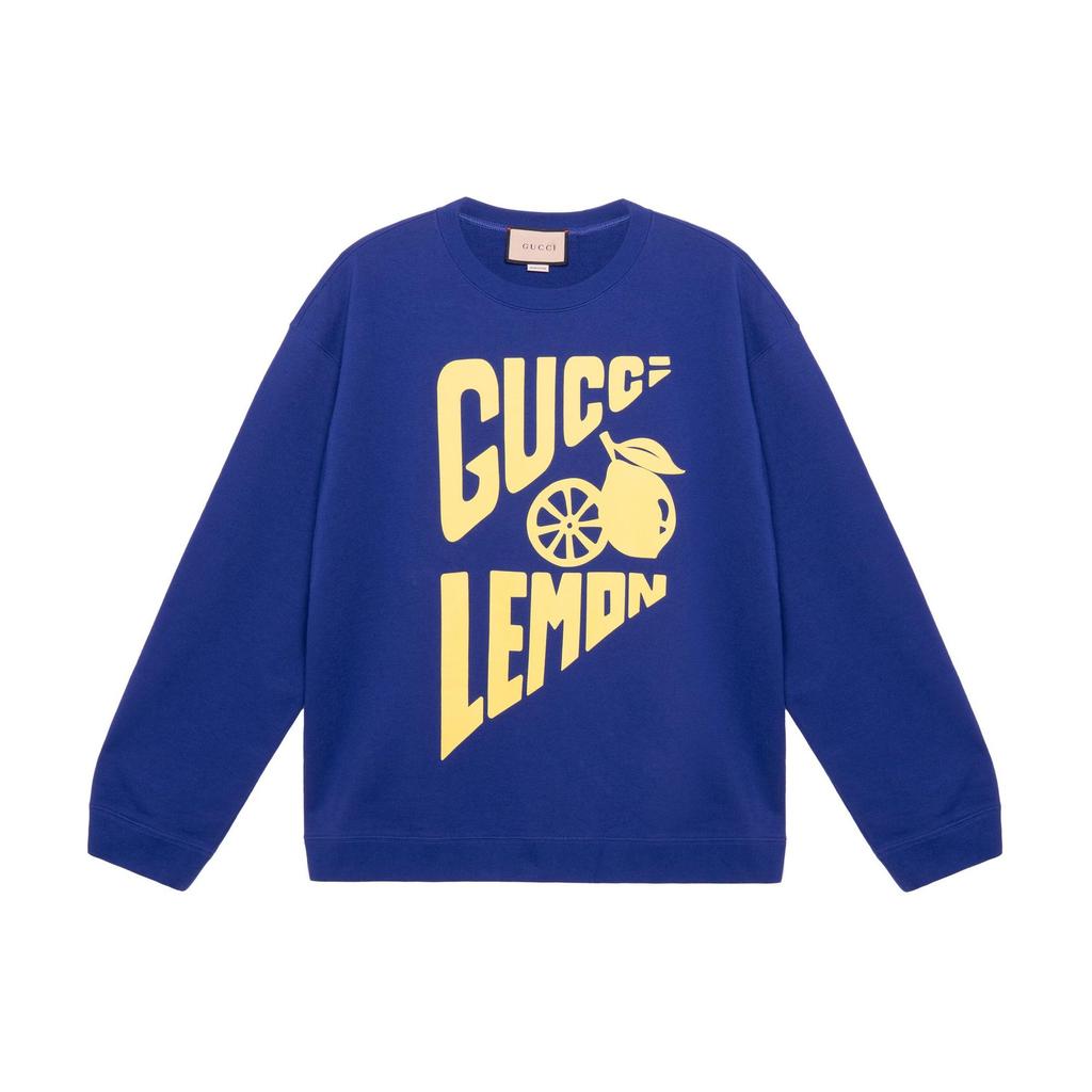 GUCCI Lemon Print Sweatshirt 681217-XJDV0-4120