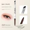 Double-Ended Eyeliner Gel Pen for Beginners, Waterproof, Sweat-Proof, Smudge-Proof, Long-Lasting, Non-Fading, Suitable for Lower Lash Line