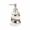 Small Ceramic Luxury Lotion Bottle Refillable 200ml Countertop Sink Soap Dispenser Waterproof Reusable Sub Bottle