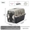 Extra Large Portable Pet Airline Carrier for Dogs, Cats, and Small Animals