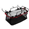 Camping Storage Net Bag with Sturdy Iron Frame Nylon Mesh for Outdoor Indoor Kitchen Table Hanging Rack S Size