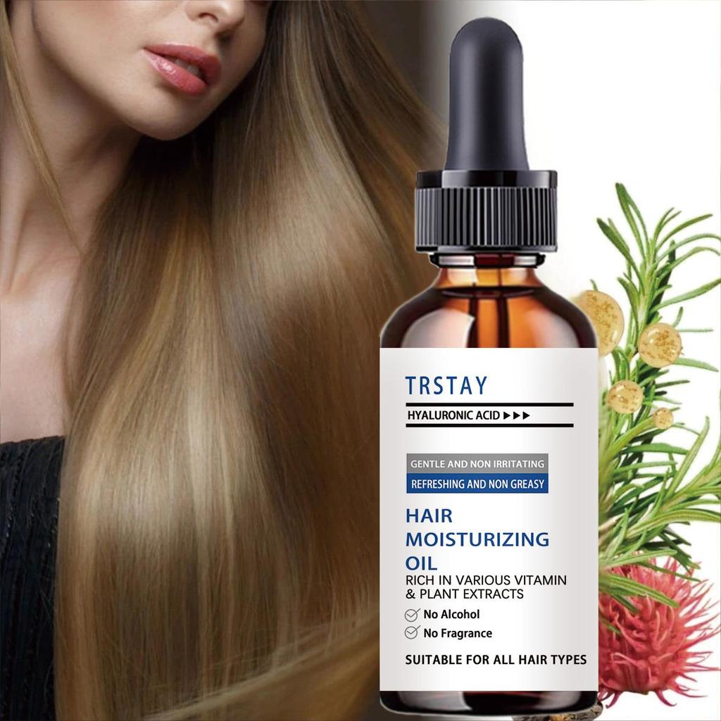 Hårvekstvæske fremmer hårabsorpsjon, pleiende pleie Flytende fuktighetsgivende hårvekst essensiell olje Hårpleie essensiell olje