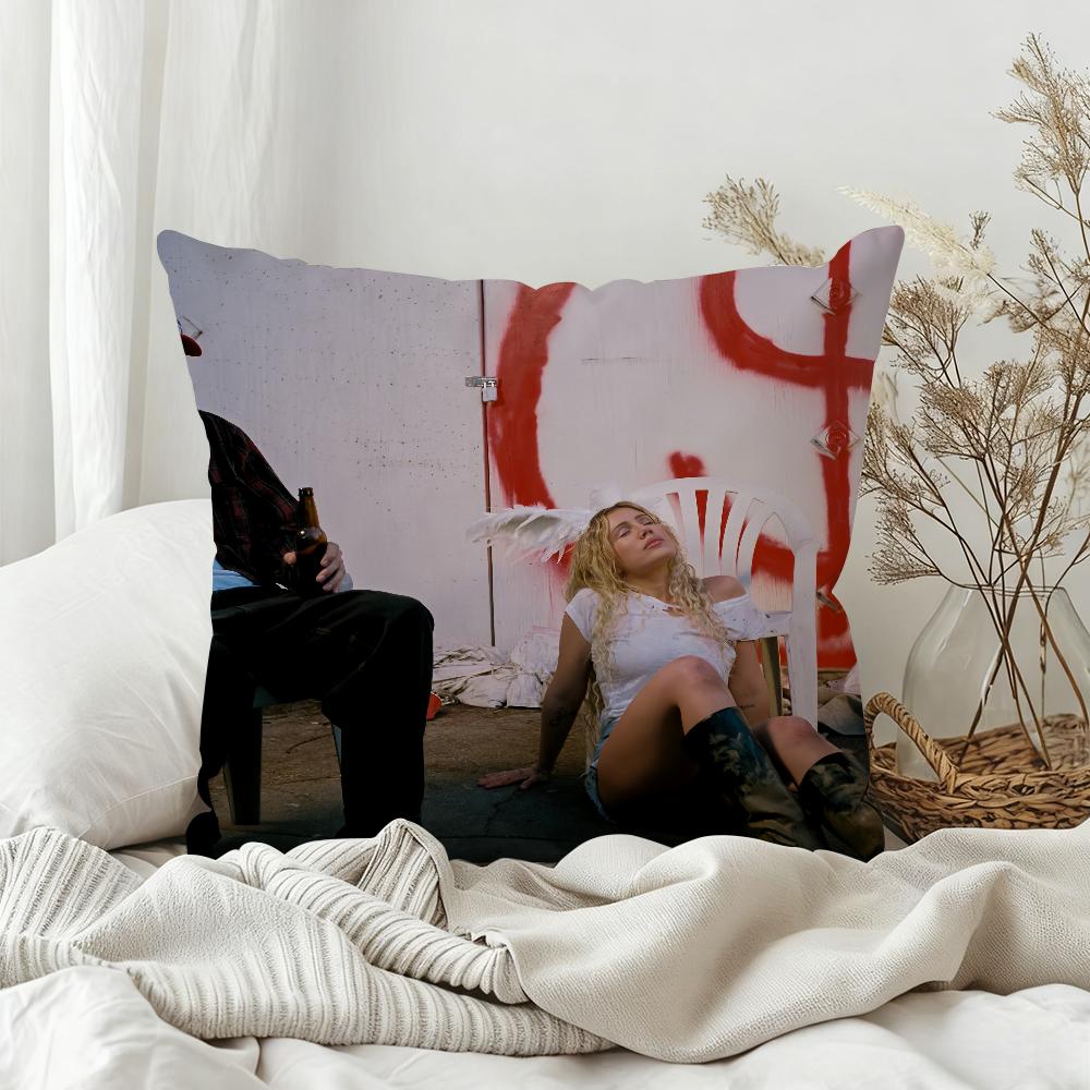 

Singer SSlayyyter Music 2026 Pillow Case Bedroom Sofa Living Room Backrest Decoration Square Cushion Nap Time 30x30 cm