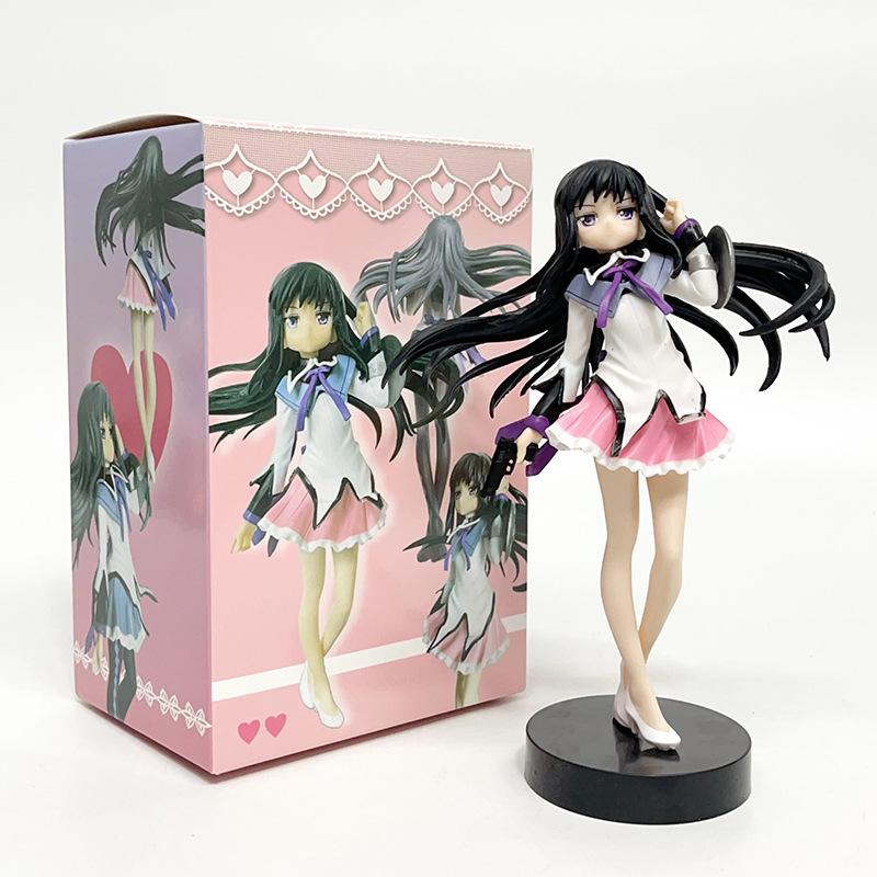2 Color Japan Anime Puella Magi Madoka Magica Akemi Homura  Figure Toys 17cm