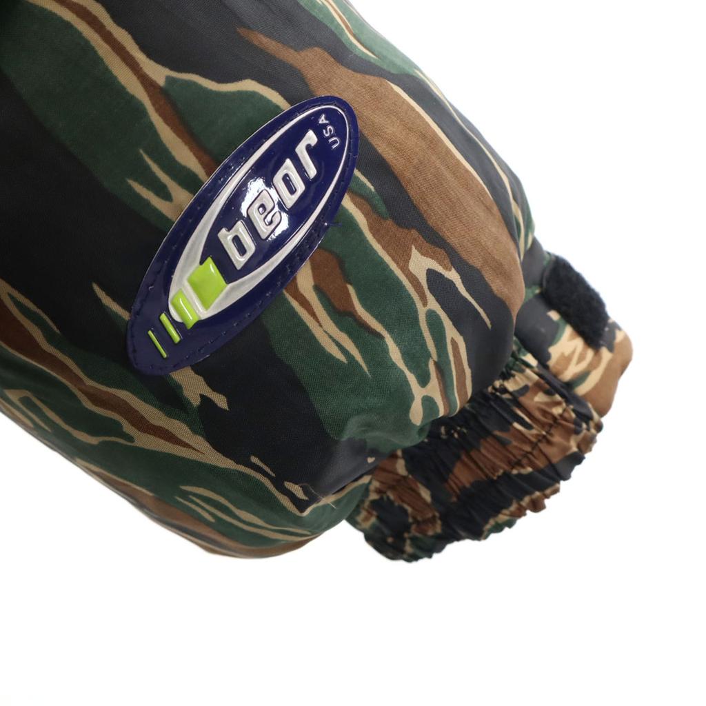 Bear USA Camouflage Down Jacket L Khaki Reversible Women Used
