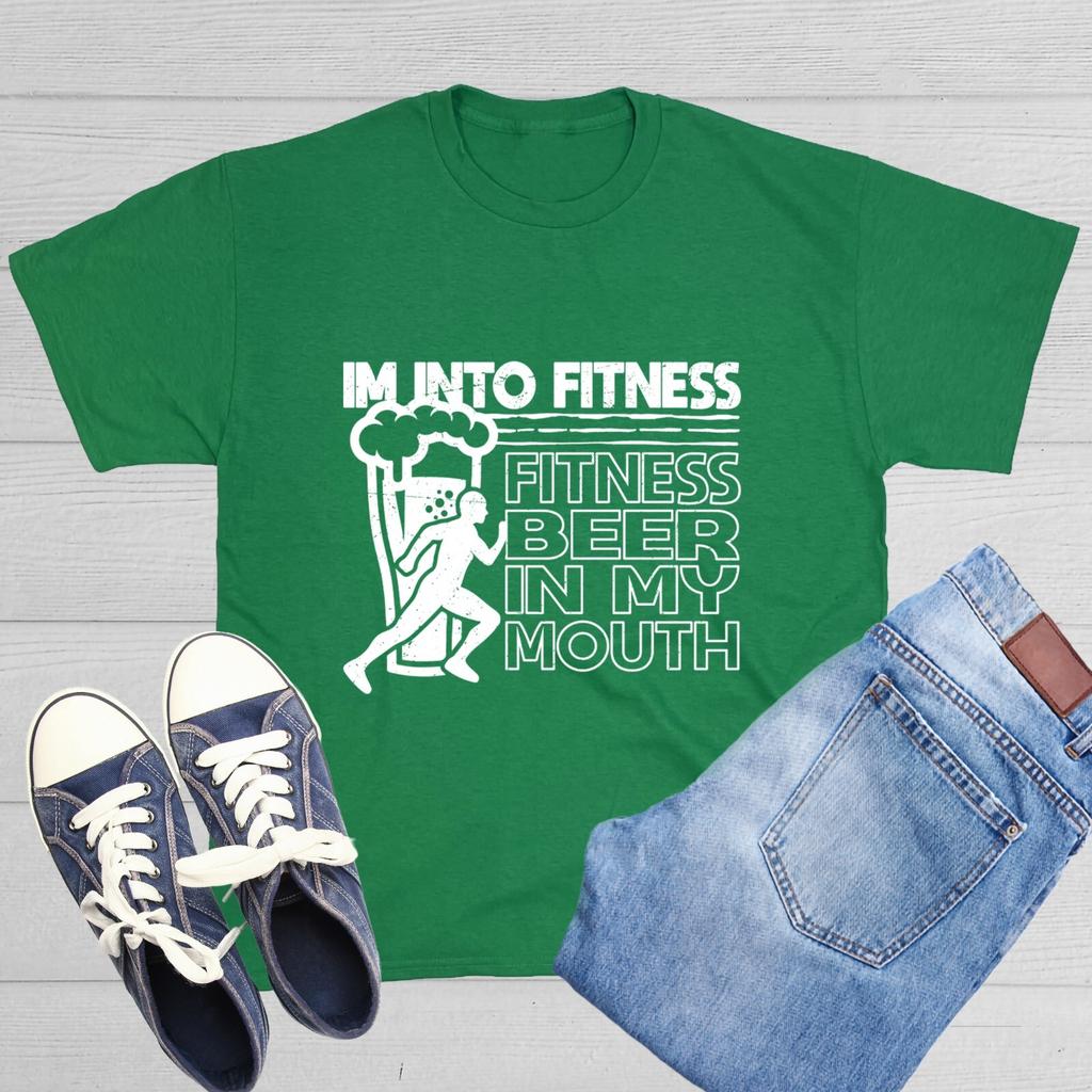 Im Into Fitness Sarcastic Humor Graphic Tee Gift Men Novelty Funny T Shirt