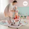 Sun Baby Grand Prix 2-in-1 Interactive Baby Walker and Rocking Cradle Pink and Gray