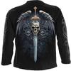 Spiral Direct Mens Angel Sword Cotton Long-Sleeved T-Shirt
