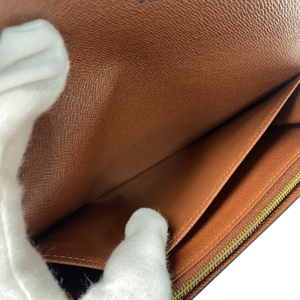 Gebrauchte LOUIS VUITTON Geldbörse Braun PVC Damen