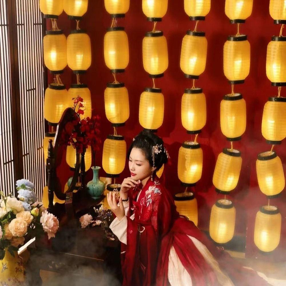 Waterproof Hanging Lantern Foldable Festival Lantern Winter Melon Lantern Wedding