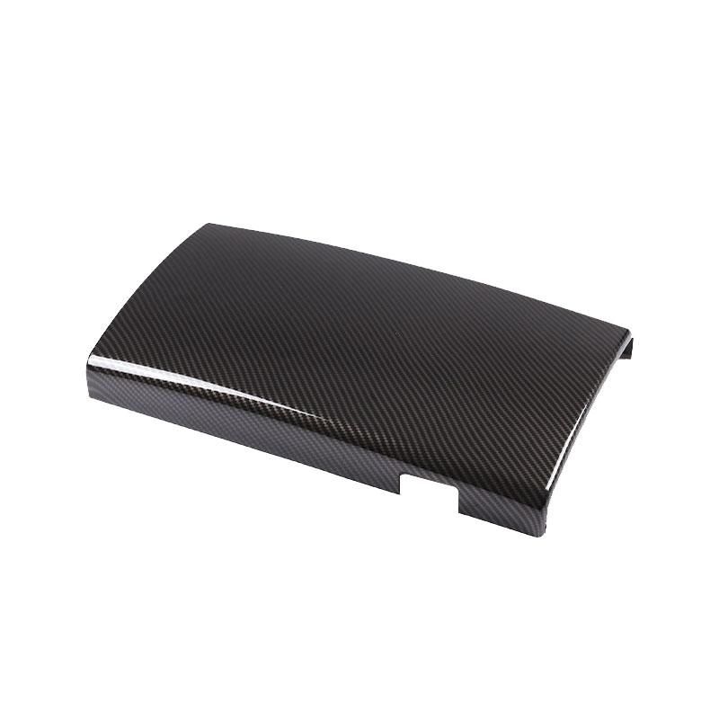 Car Styling Carbon Texture Center Console Armrest Box Protection Cover For Mercedes Benz S Class W221 2008 2009 2010 2011