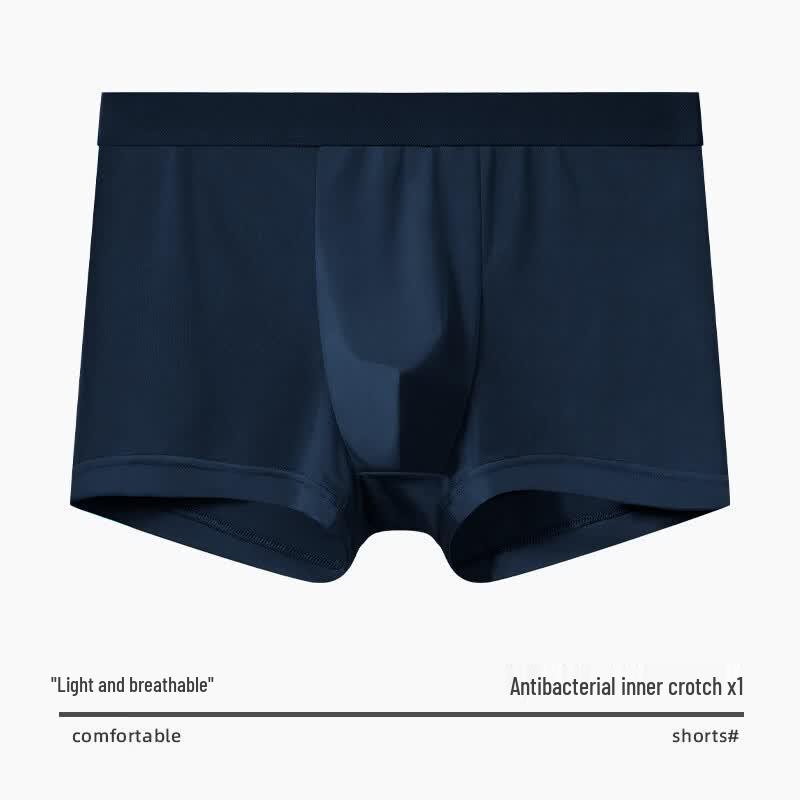 Caizhiyan Men s Ice Silk Breathable Boxer Briefs
