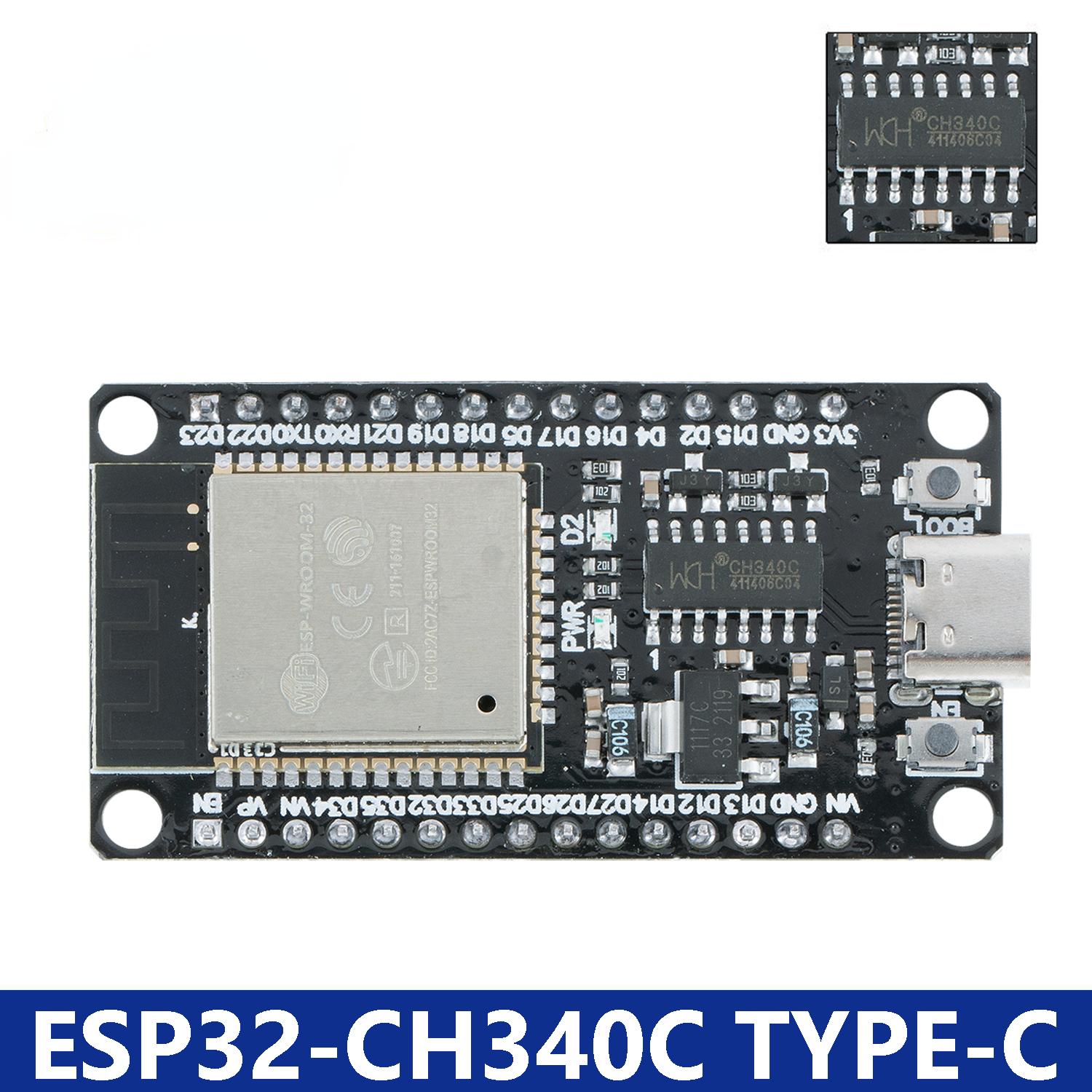 

Плата розробки ESP32 Wi-Fi+Bluetooth, наднизьке енергоспоживання, двоядерний ESP-32 ESP-32S ESP32-CAM ESP-WROOM-32 CH9102X