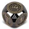 Spinner Dice for Dungeon and Dragon 3D Relief Polyhedral DND RPG Role Playing Gaming
