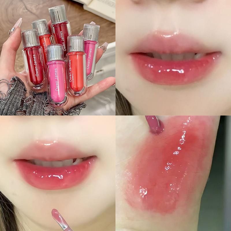 

OWENJAMES Bubble Gloss: Зволожуюча, Живильна, Стійка, Швидковисихаюча, Помада, що освітлює губи. Standard