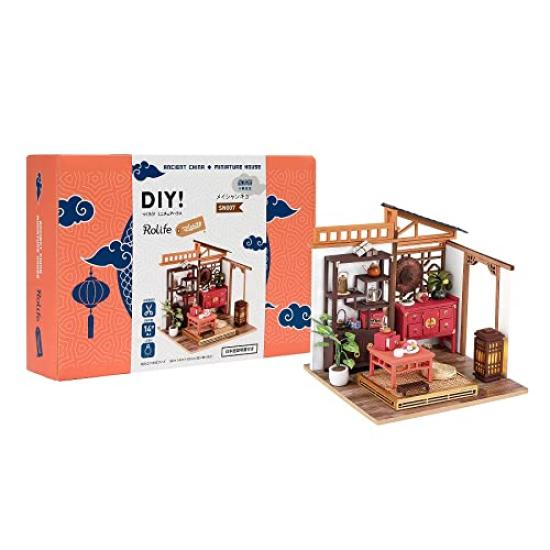 DIY Miniature House Dollhouse Chinese Series with Japanese Instruction Manual Tsukurundesu® (Meishankyo)