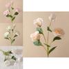 Artificial Eustoma Silk Flower Bouquet For Wedding Decor Home Styling Photography Prop