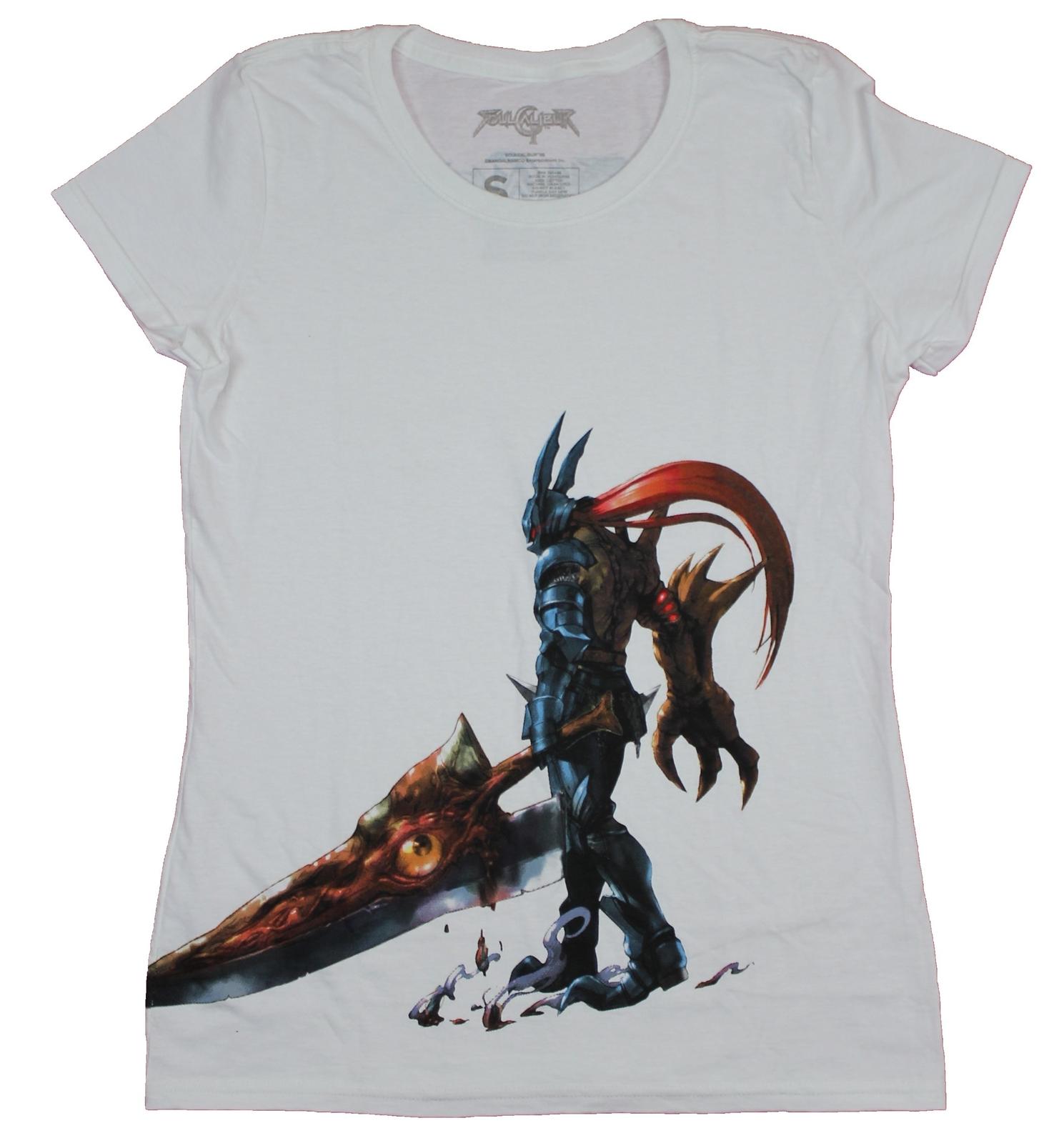 Soul Caliber Girls Juniors T-Shirt- Nightmare Dragging Sword Image XXL