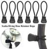 Black Clip Holder Attachment Rope Diving Hose Retainer Diving Rope Hose Retainer Rope Scuba Parts