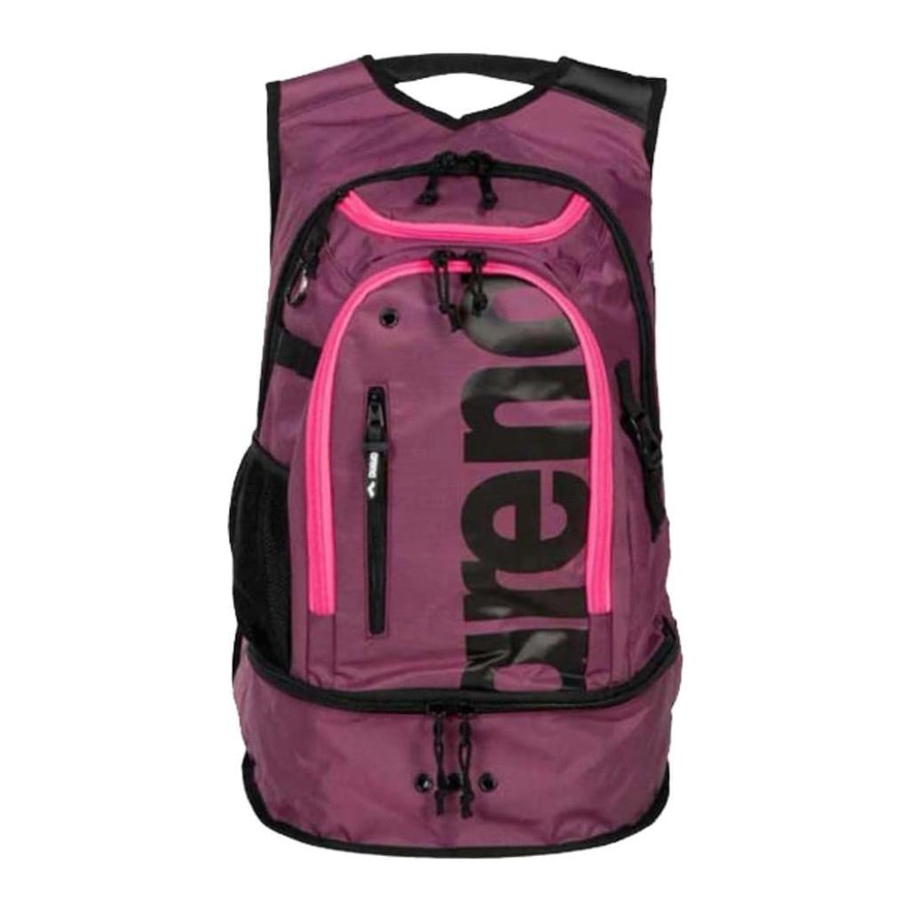 ARENA Fastpack 40L Backpack for and Pool Use 3.0 Swimming, Gym, Training, (Black/Neon Pink) [Used]