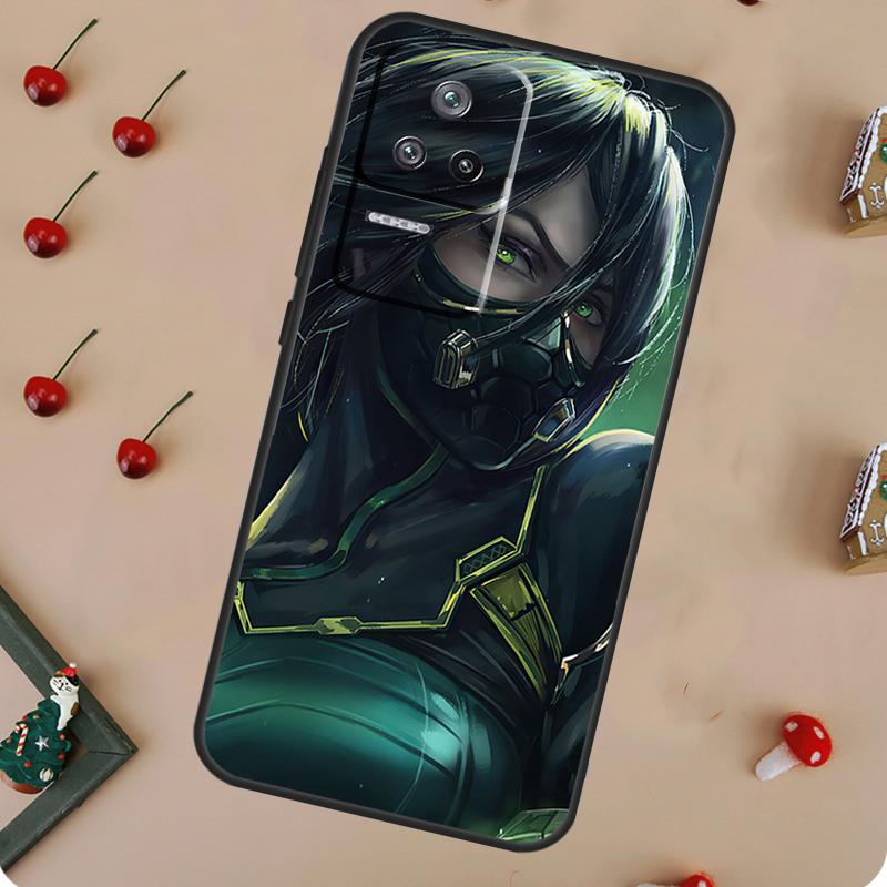Valorant Case For Xiaomi 15 14 Ultra 17 Pro Max 14T 15T Pro POCO X7 Pro X5 X6 F5 F6 F7 F8 Ultra Cover
