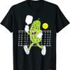 Pickle Playing Pickleball - Funny Pickleball Paddleball T-Shirt