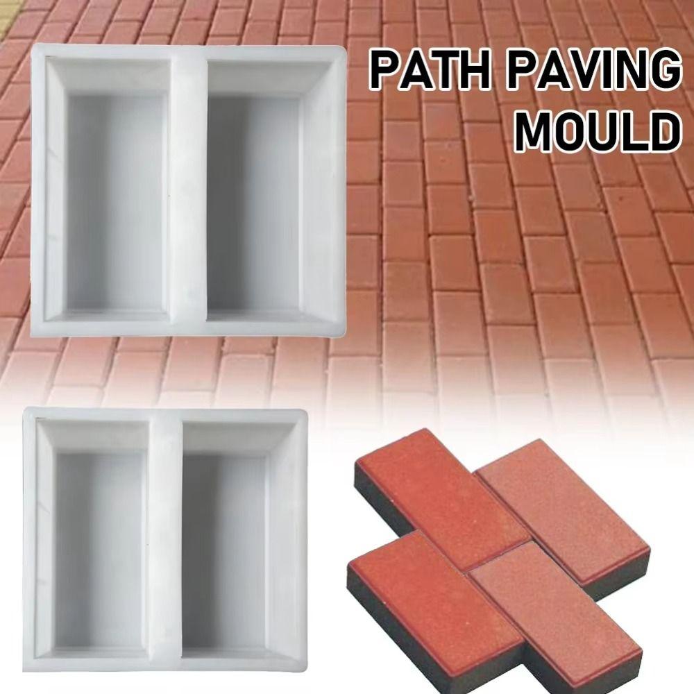 Reusable Paving Cement Mold DIY Brick Stone Mold Cement Brick Mould  Garden Paths