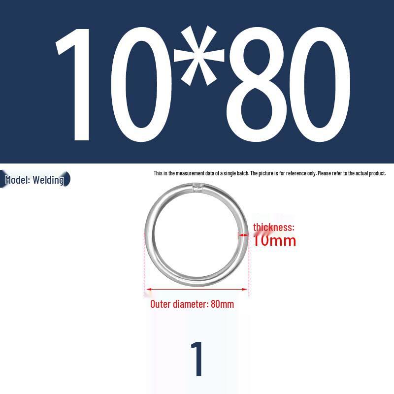 304 Stainless Steel Seamless O-Ring for Lifting and Hammock Yoga Connection