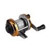 New Mini Winter Ice Fishing Wheel Double Rocker Arm Metal Main Body with Line Ice Pole Drum Bait Runner Fishing Reel Cast Drum Wheel